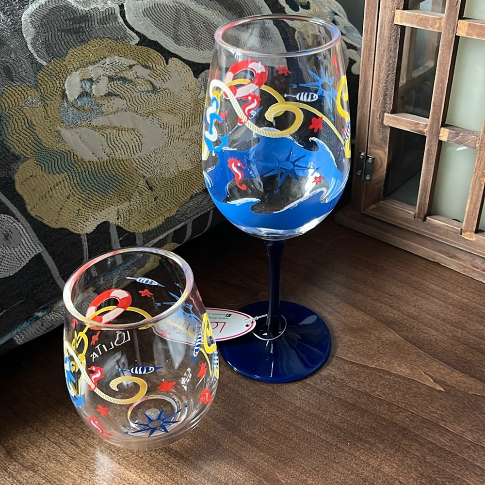 Lolita drinkware nautical  HOST PICK!!! LUCKY ME!